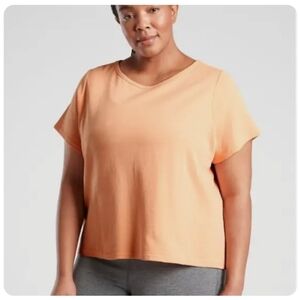 Athleta Sundown Boat-neck Tee NWT 🩷